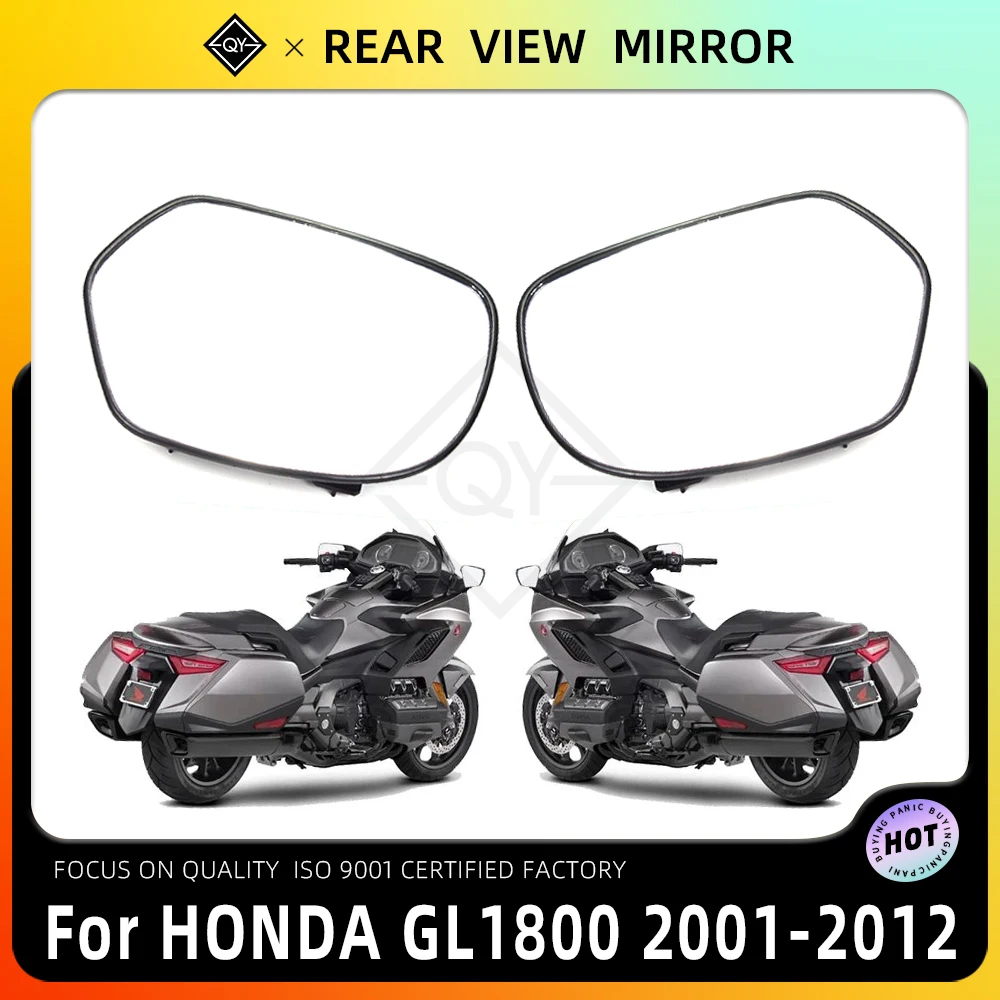 

PKQ Motorcycle Clear Rear View Side Mirrors Glass For Honda GoldWing Gold Wing GL1800 GL 1800 2001-2012 2011 2010 2009 2008