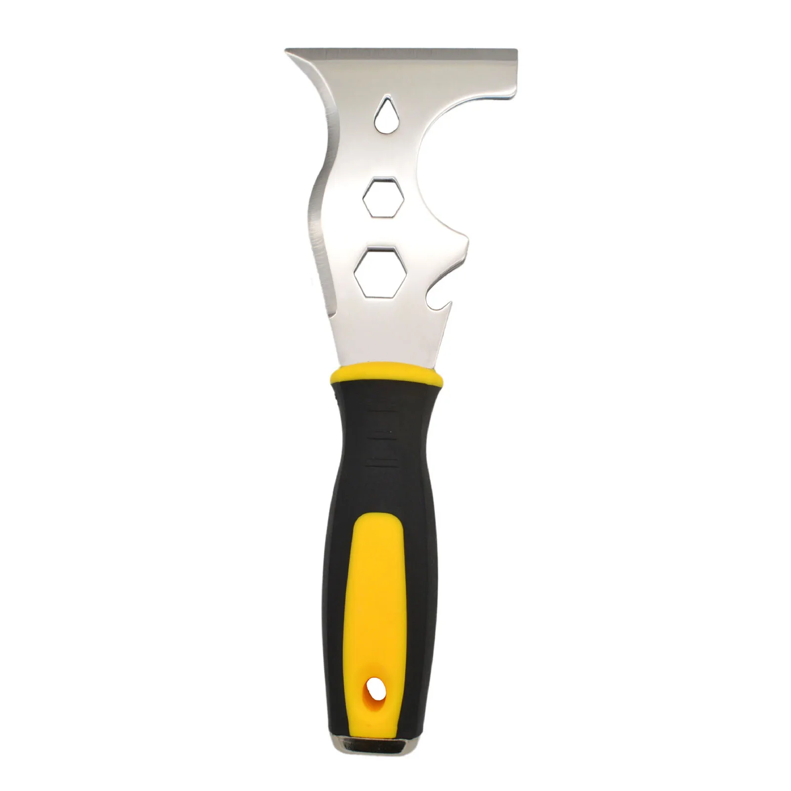 High Hardness Putty Knife 13 in 1 Easy to Use Anti Rust Hand Tool for Pulling Nails Opening Cans
High Hardness Putty Knife 13 in 1 Easy to Use Anti Rust Hand Tool for Pulling Nails Opening Cans