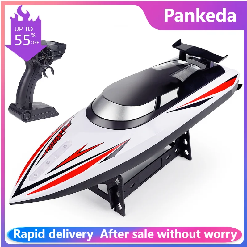 RH706 RC Boat 2.4Ghz 15-18km/h High-Speed Remote Control Racing Ship Water Speed Boat Children Model Toy for boys yacht gift
RH706 RC Boat 2.4Ghz 15-18km/h High-Speed Remote Control Racing Ship Water Speed Boat Children Model Toy for boys yacht gift