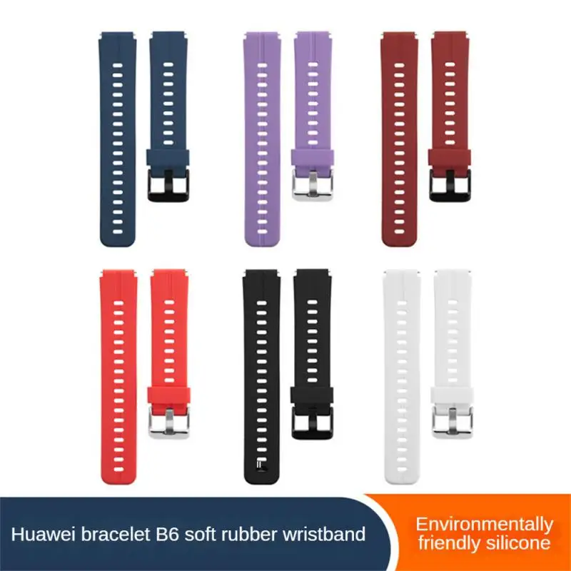 

Сменный силиконовый ремешок для Huawei B6, модель 16 мм, ремешок для спортивных фитнес-часов, ремешок на запястье, ремешок для наручных умных часов