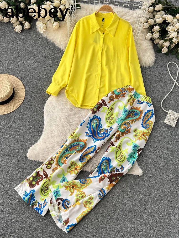 Women Professional OL Lapel Long Sleeved Suit Loose Long Sleeve Top+ Straight Sheath Casual Suit Pants Two Pieces Sets
Women Professional OL Lapel Long Sleeved Suit Loose Long Sleeve Top+ Straight Sheath Casual Suit Pants Two Pieces Sets