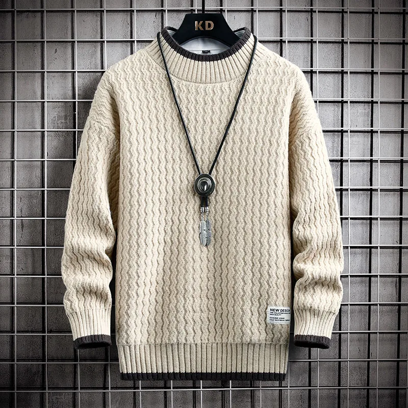 2022 New Winter Men Long Sleeve Loose Sweater Pullovers Mens Handsome Soft Warm Jumpers High End Hip Hop Knitting Male Sweaters
2022 New Winter Men Long Sleeve Loose Sweater Pullovers Mens Handsome Soft Warm Jumpers High End Hip Hop Knitting Male Sweaters
