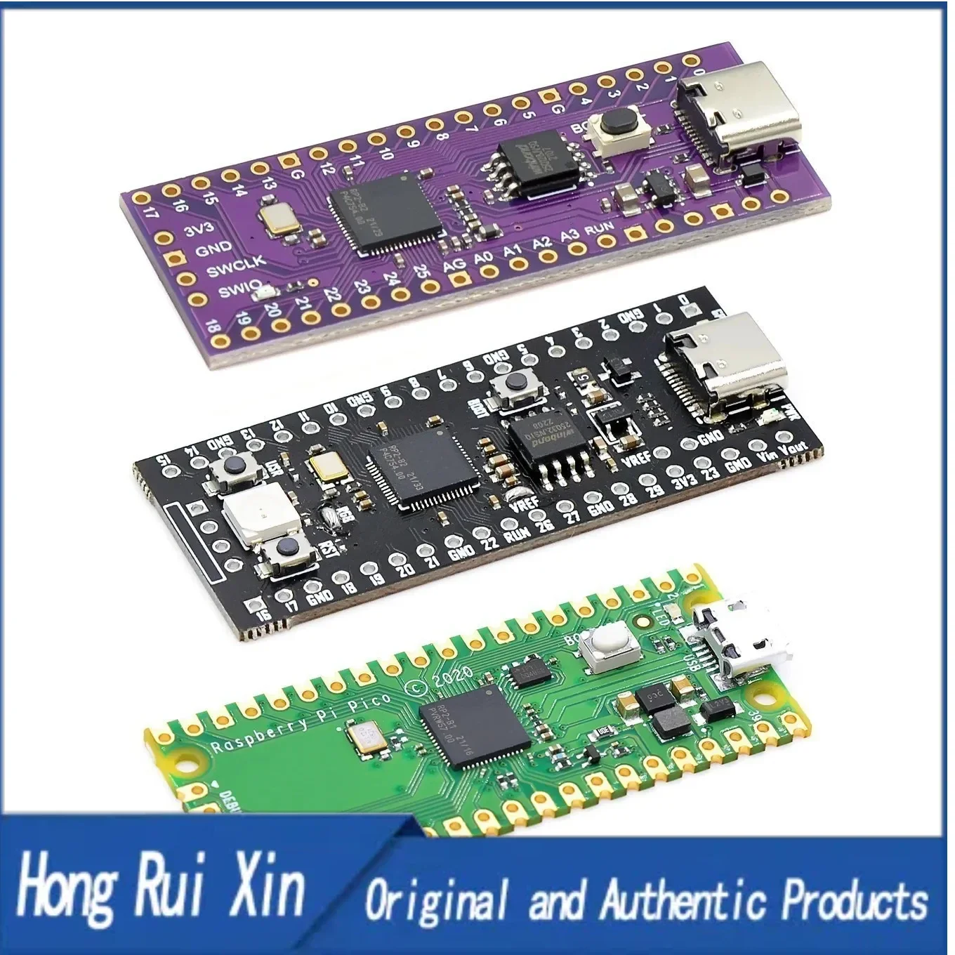 Официальная плата Raspberry Pi Pico RP2040 двухъядерный процессор ARM 264 КБ с низким