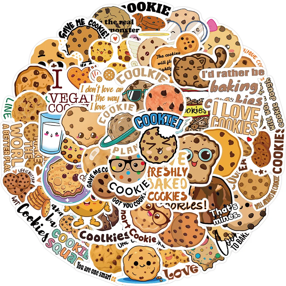 50pcs cartoon cookie food Decals DIY Fridge Phone Suitcase Laptop Notebook Skateboard Car waterproof Sticker 
50pcs cartoon cookie food Decals DIY Fridge Phone Suitcase Laptop Notebook Skateboard Car waterproof Sticker