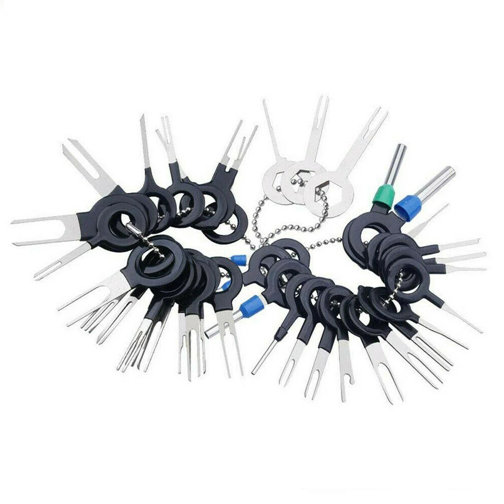 41PC Wire Terminal Removal Tool Car Electrical Wiring Crimp Connector Pin Kit Wires Pin Extractor Repair Tool
41PC Wire Terminal Removal Tool Car Electrical Wiring Crimp Connector Pin Kit Wires Pin Extractor Repair Tool