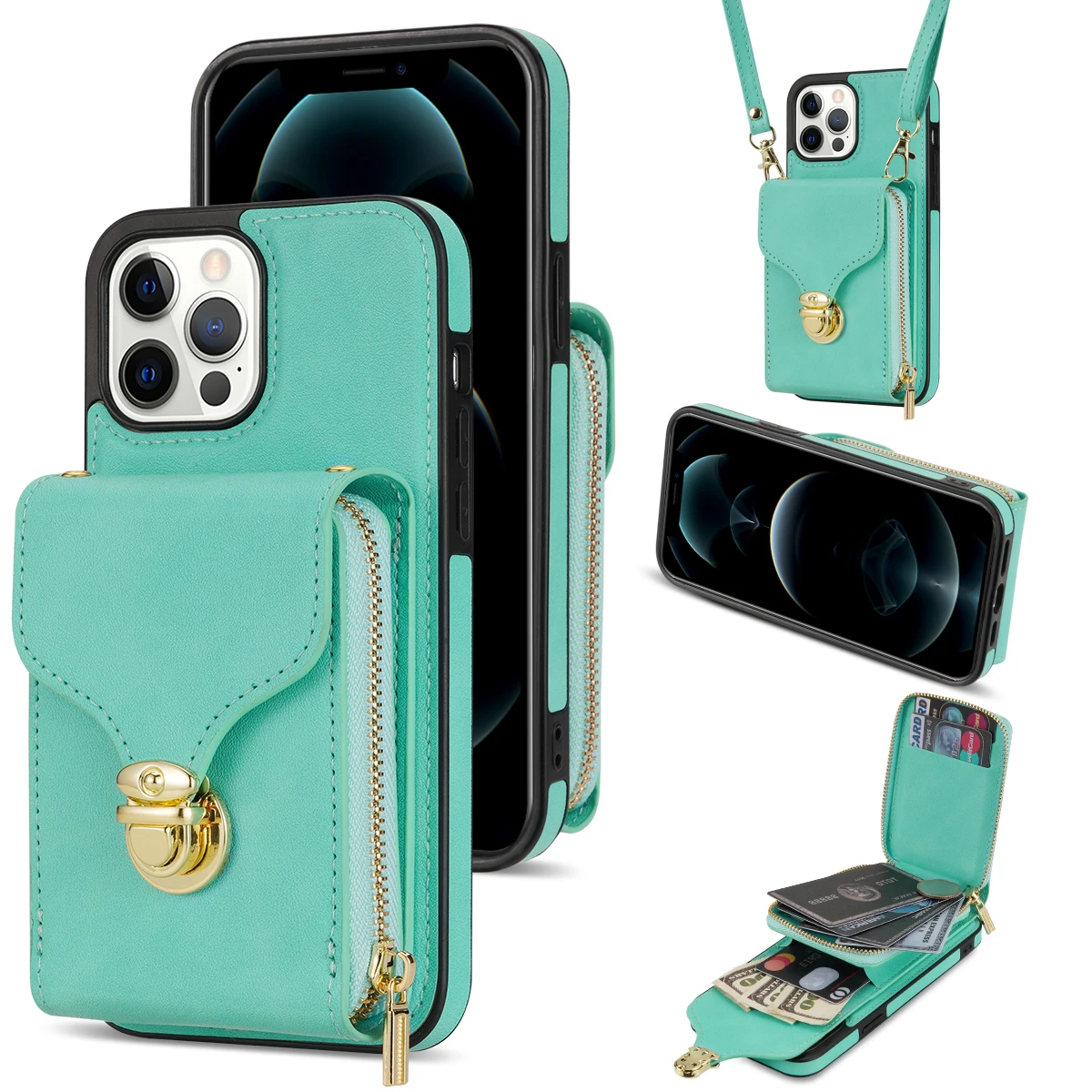 Zipper Purse Wallet Cards Bag Leather Long Lanyard Case For iPhone 14 13 12 11 Pro X XS Max XR 8 7 Plus SE 2022 Crossbody Cover
Zipper Purse Wallet Cards Bag Leather Long Lanyard Case For iPhone 14 13 12 11 Pro X XS Max XR 8 7 Plus SE 2022 Crossbody Cover