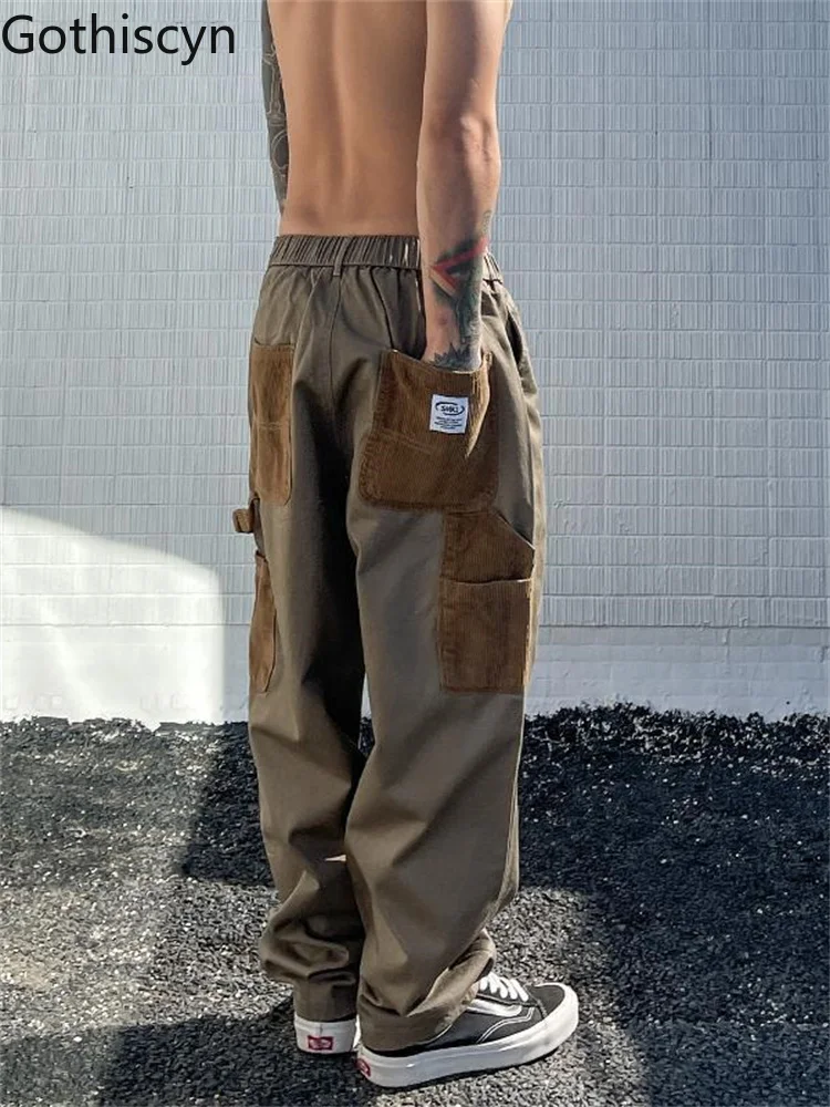 Gothiscyn Pants Khaki Wide Leg Pant Japanese Cargo Pants Baggy Streetwear Trousers Hip Hop Harajuku Fashion Goth Mens Clothing
Gothiscyn Pants Khaki Wide Leg Pant Japanese Cargo Pants Baggy Streetwear Trousers Hip Hop Harajuku Fashion Goth Mens Clothing