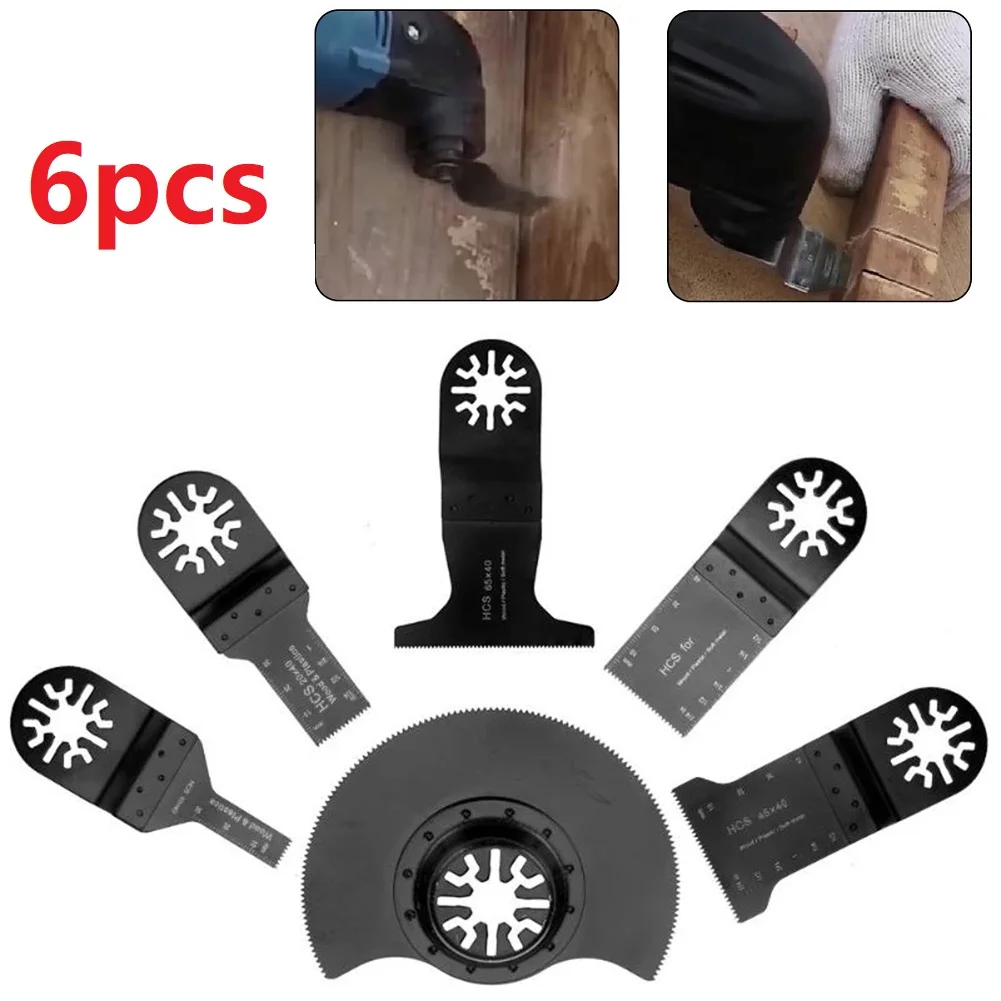6pcs Saw Blade Oscillating Muti Tool Cutting Leaves For Multimaster Wood Plastic Soft Metal Power Tool Equipment Accessories
6pcs Saw Blade Oscillating Muti Tool Cutting Leaves For Multimaster Wood Plastic Soft Metal Power Tool Equipment Accessories