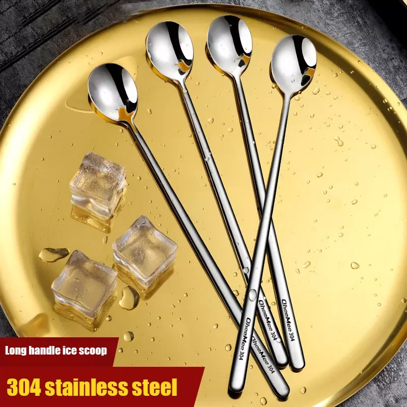 Handled 304 Stainless Steel Coffee Spoon Ice Cream Dessert Tea Stirring Spoon For Picnic Kitchen Accessories Bar Tools
Handled 304 Stainless Steel Coffee Spoon Ice Cream Dessert Tea Stirring Spoon For Picnic Kitchen Accessories Bar Tools