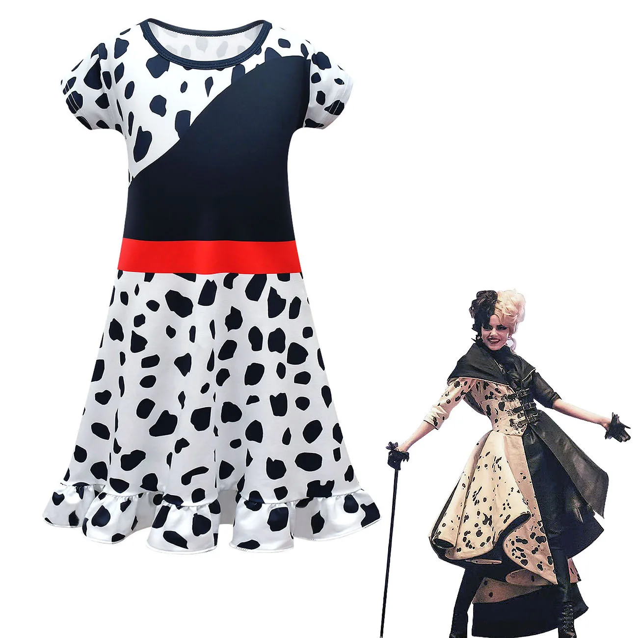 Baby Girl Black And White Spot Witch Death Long Dress Cosplay Fantasy Costume Halloween Party Princess Dress Coat Visit Cloth
Baby Girl Black And White Spot Witch Death Long Dress Cosplay Fantasy Costume Halloween Party Princess Dress Coat Visit Cloth