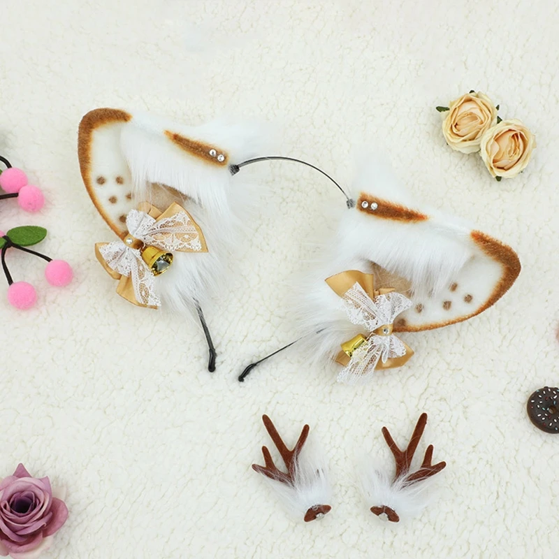 Cute Christmas Deer Ear Shape Plush Hair Hoop Women Makeup Headband for Festival Party Performance Hair Accessories
Cute Christmas Deer Ear Shape Plush Hair Hoop Women Makeup Headband for Festival Party Performance Hair Accessories