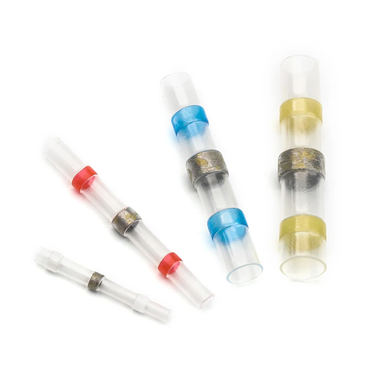 Heat Shrinkable Wire Connectors 50PCS Waterproof Sleeve AWG26-10 Butt Electrical Splice Tinned Solder Seal Terminal
Heat Shrinkable Wire Connectors 50PCS Waterproof Sleeve AWG26-10 Butt Electrical Splice Tinned Solder Seal Terminal