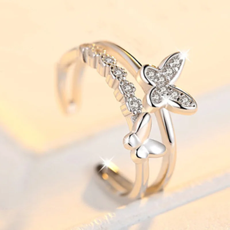 Fashion Simple Trend Opening Butterfly rings for women Party Wedding Holiday Gifts Gothic Jewelry Accessories кольцо бабочки
Fashion Simple Trend Opening Butterfly rings for women Party Wedding Holiday Gifts Gothic Jewelry Accessories кольцо бабочки