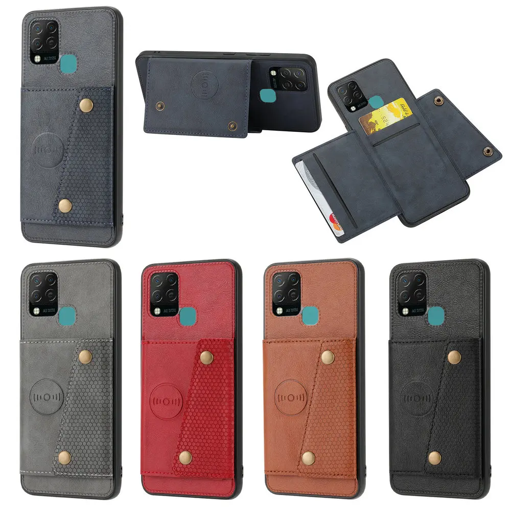 For INFINIX Hot 10 10s Flip Leather Back Cover Luxury Wallet Magnetic Card Slots Pocket Holder For INFINIX Smart 5 6 Phone Cases
For INFINIX Hot 10 10s Flip Leather Back Cover Luxury Wallet Magnetic Card Slots Pocket Holder For INFINIX Smart 5 6 Phone Cases