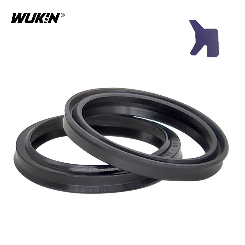 

1Pc Black LBH Type Oil Seal NBR Hydraulic Cylinder Sealing Shaft Rubber Hydraulic Pump Cylinder Dust-proof Oil Seal Ring Gasket