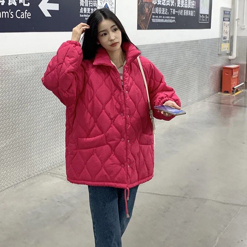 Autumn Winter Women Oversize Parkas Coats Stand Collar Fleece Inner Jacket Padded Jackets Solid Female Outerwear
Autumn Winter Women Oversize Parkas Coats Stand Collar Fleece Inner Jacket Padded Jackets Solid Female Outerwear