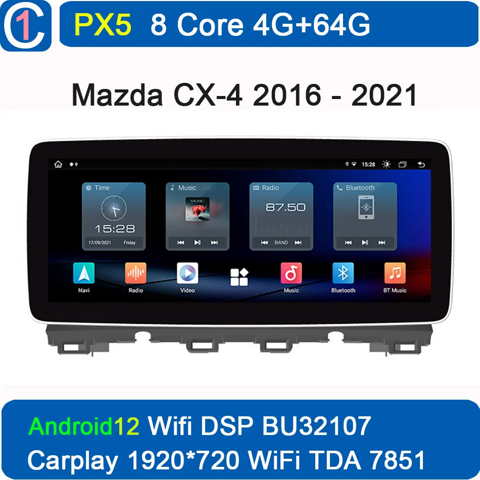 For Mazda CX-4 2016 2017 2018 2019 2020 2021 Android Car Radio 2Din Stereo Autoradio Multimedia Player GPS Navi Head Unit
For Mazda CX-4 2016 2017 2018 2019 2020 2021 Android Car Radio 2Din Stereo Autoradio Multimedia Player GPS Navi Head Unit