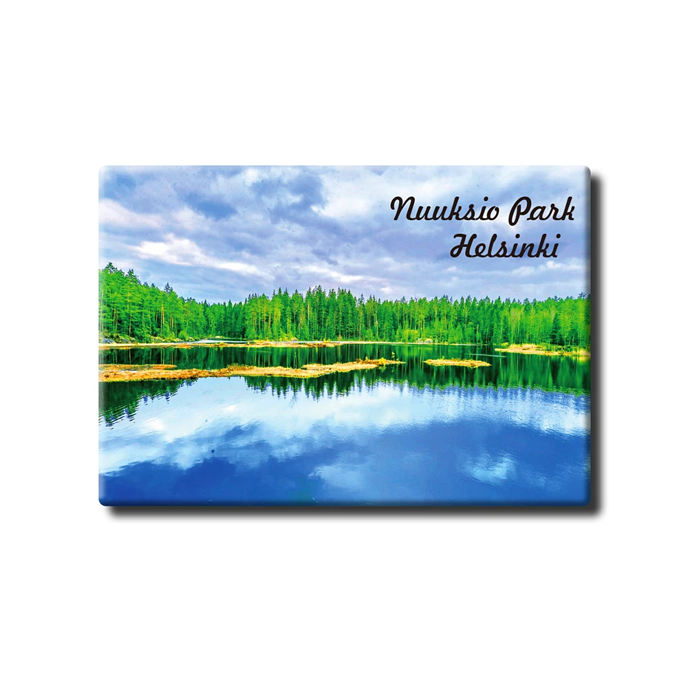 Finland Helsinki "Nuuksio Park" Tourist Souvenir Tinplate Magnetic Refrigerator Sticker Rigid Creative Home Decoration 27025
Finland Helsinki "Nuuksio Park" Tourist Souvenir Tinplate Magnetic Refrigerator Sticker Rigid Creative Home Decoration 27025