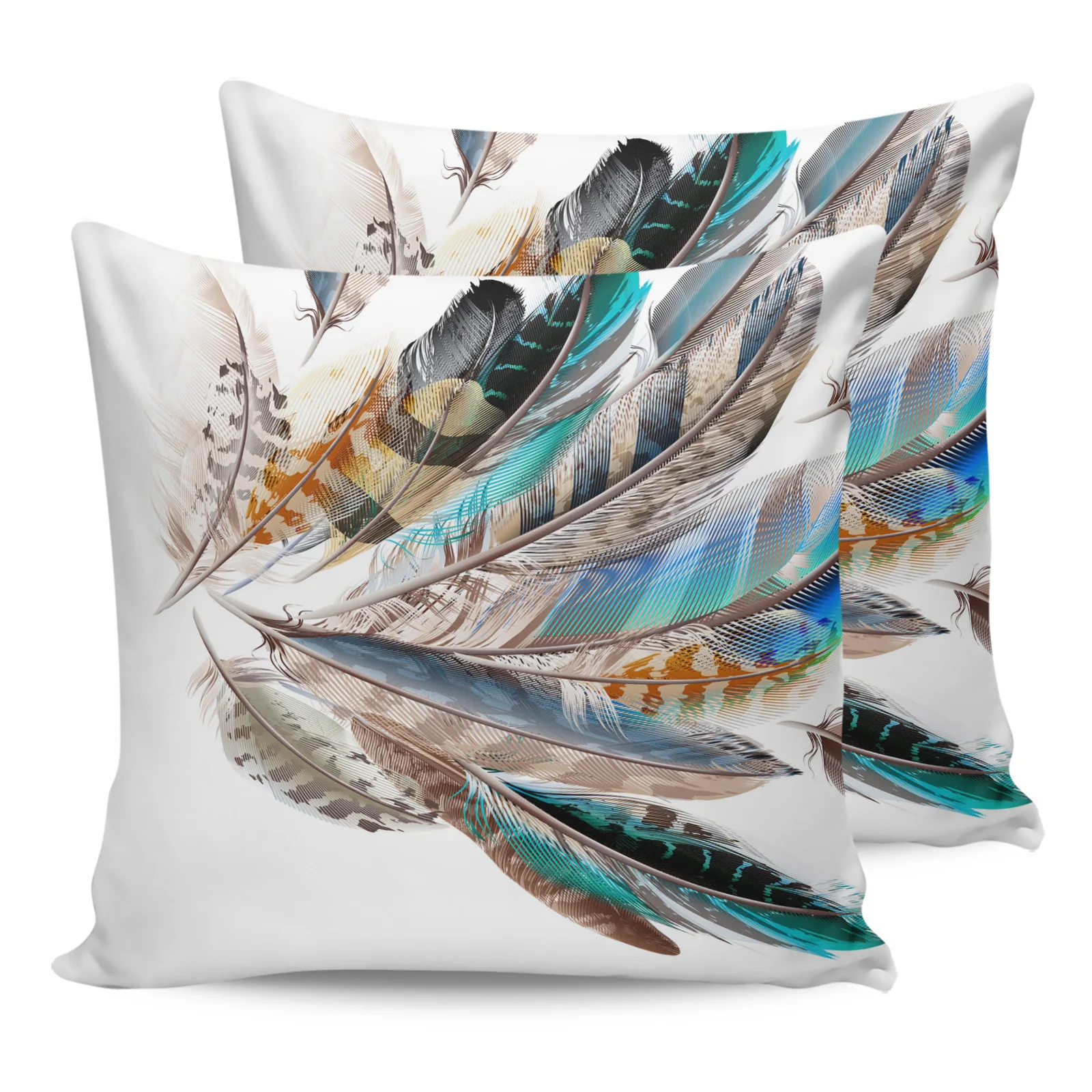 2PCS Pillowcases Feather White Cushion Cover Home Bedding Living Room Decorative Couch Throw Pillow Case
2PCS Pillowcases Feather White Cushion Cover Home Bedding Living Room Decorative Couch Throw Pillow Case