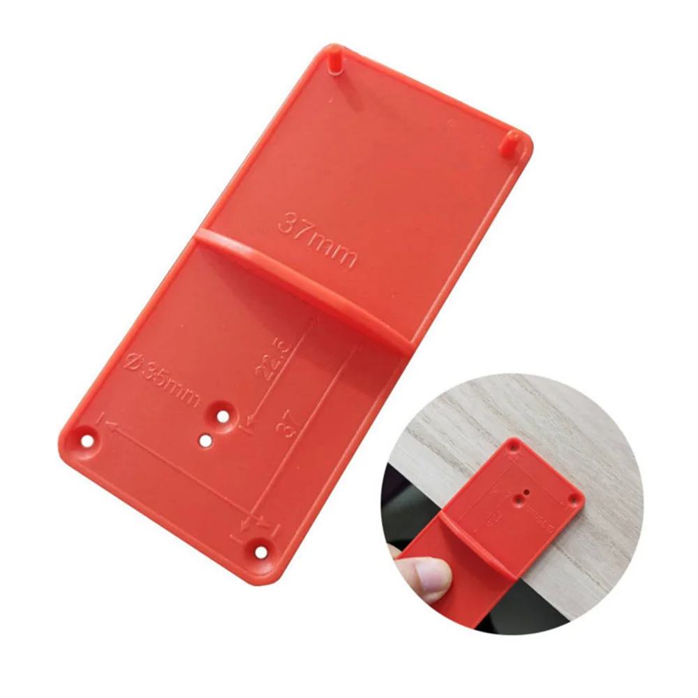 

Hinge Hole DIY Drilling Guide Plastic 35mm Woodworking Punch Opener Locator for Cabinets Installation Template Woodworking Tool