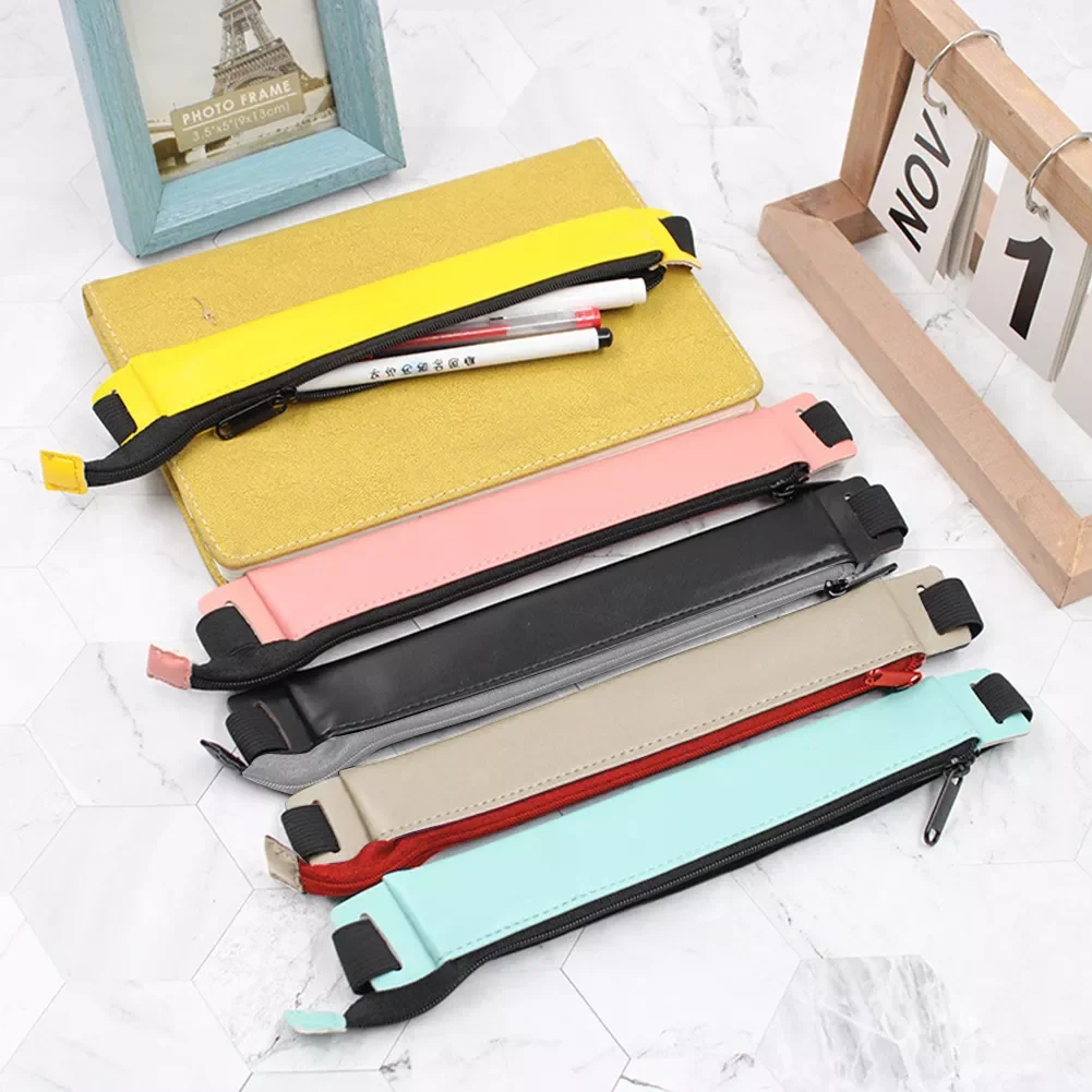PU Pencil Case for Notebook Fashion Pen Bag School Pen Case Leather Elastic Buckle for Office Meeting Easy Carry Stationery
PU Pencil Case for Notebook Fashion Pen Bag School Pen Case Leather Elastic Buckle for Office Meeting Easy Carry Stationery