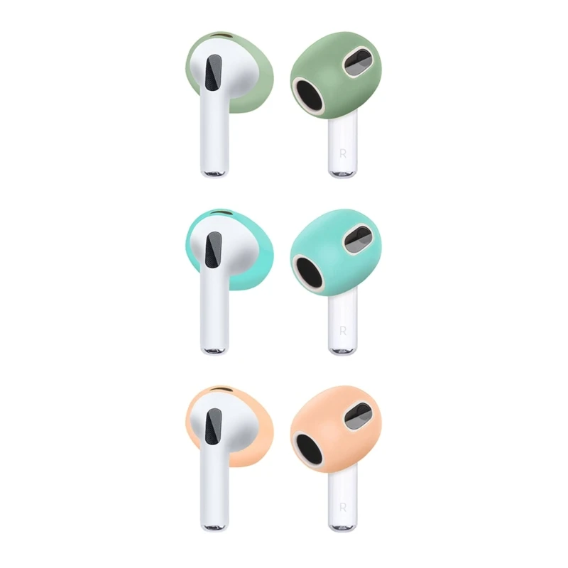 3Sets Ear Tips for Airpods Pods 3 Bluetooth-compatible Earbuds Silicone Ear Caps Drop Shipping 
3Sets Ear Tips for Airpods Pods 3 Bluetooth-compatible Earbuds Silicone Ear Caps Drop Shipping