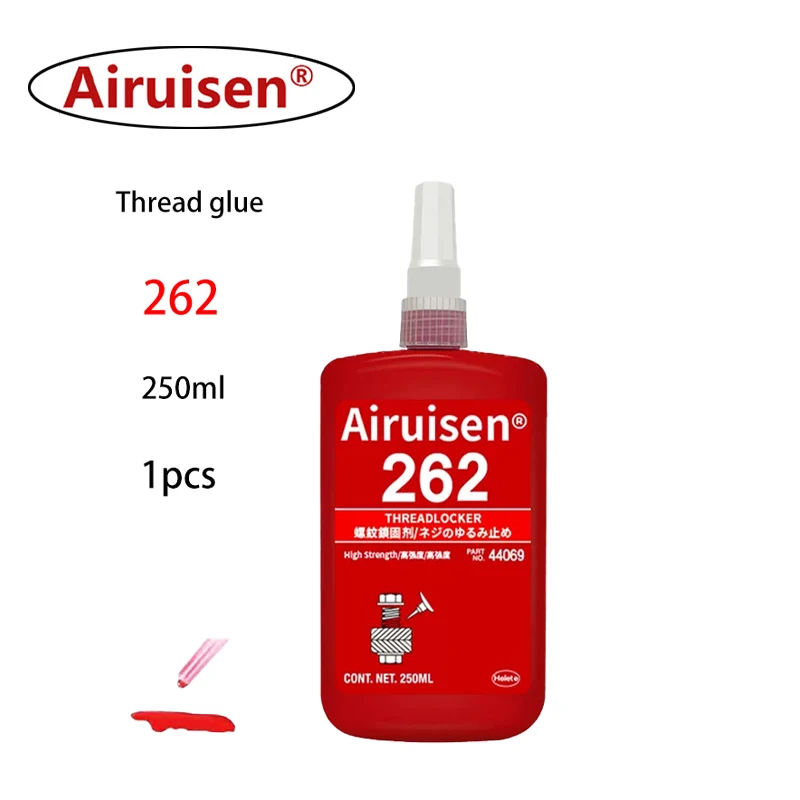 Screw Glue Thread Locking Agent Anaerobic Adhesive 262 Glue Oil Resistance Fast Curing for All Kinds of Metal Thread
Screw Glue Thread Locking Agent Anaerobic Adhesive 262 Glue Oil Resistance Fast Curing for All Kinds of Metal Thread