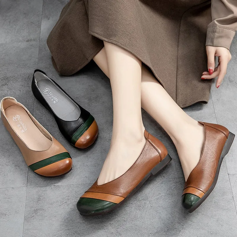 2022 New Patchwork Loafers Flat Heel Shoes Ballet Flats Women Casual Holiday Walk Shoes
2022 New Patchwork Loafers Flat Heel Shoes Ballet Flats Women Casual Holiday Walk Shoes
