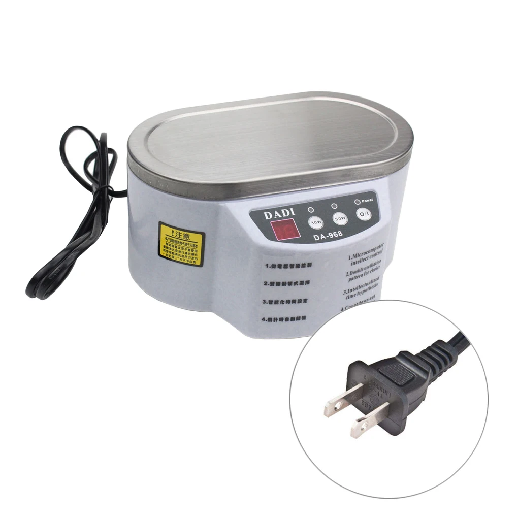 30W/50W 600ml Sonic Cleaner Jewelry Watch Glasses Rings Necklaces Cleaning Machine US Plug AC110V
30W/50W 600ml Sonic Cleaner Jewelry Watch Glasses Rings Necklaces Cleaning Machine US Plug AC110V