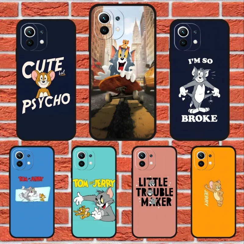 Cartoon Tom and Jerry Phone Case for Xiaomi 12 10 9 CIVI Mi10 Mi11 Mi9 Mi12 I T X S Se Pro Youth Ultra X4 Black Soft Cover
Cartoon Tom and Jerry Phone Case for Xiaomi 12 10 9 CIVI Mi10 Mi11 Mi9 Mi12 I T X S Se Pro Youth Ultra X4 Black Soft Cover