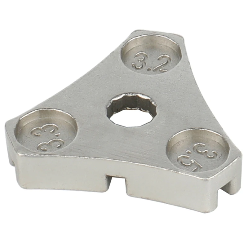 1 PCS Triangle Body 6 Spoke Wrench Bicycle Repair Tool Spoke Tool Mountain Bike Wire Adjustment Wrench Silver
1 PCS Triangle Body 6 Spoke Wrench Bicycle Repair Tool Spoke Tool Mountain Bike Wire Adjustment Wrench Silver