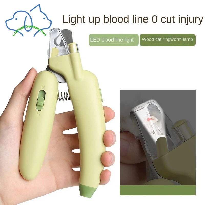 Banana Cat Pet Nail Clippers Special for Pet Dog Nail Tool with LED Light To Prevent Bleeding Cat Claw Cat Nail Clippers Novice
Banana Cat Pet Nail Clippers Special for Pet Dog Nail Tool with LED Light To Prevent Bleeding Cat Claw Cat Nail Clippers Novice