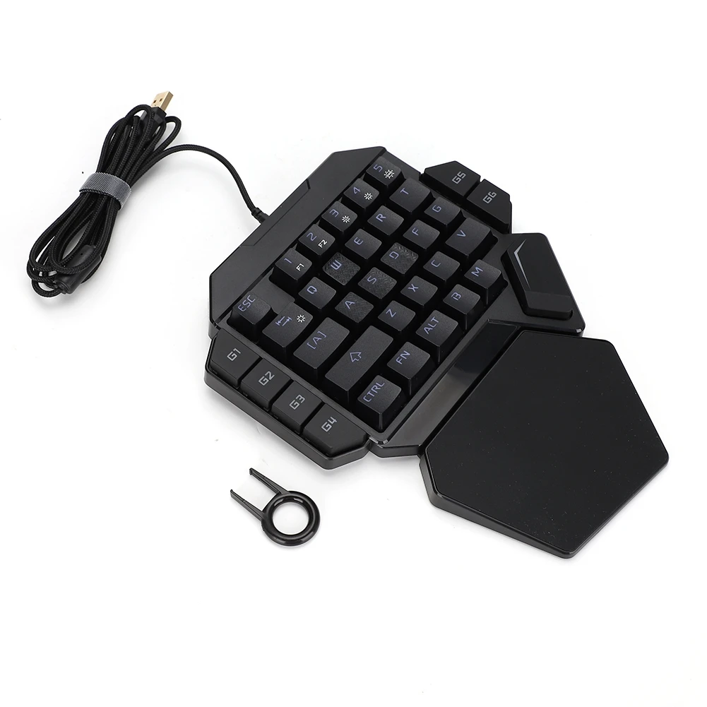 Механическая клавиатура с подсветкой RGB для одной руки, клавиатура с функцией макрочеткости Игры
Механическая клавиатура с подсветкой RGB для одной руки, клавиатура с функцией макрочеткости Игры