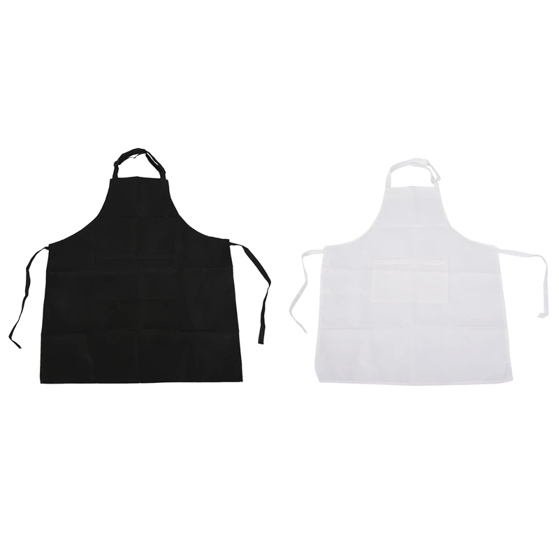 Adjustable Bib Apron Thicker Version Waterdrop Resistant With 2 Pockets Cooking Kitchen Aprons For Women Men Chef, White & Black
Adjustable Bib Apron Thicker Version Waterdrop Resistant With 2 Pockets Cooking Kitchen Aprons For Women Men Chef, White & Black
