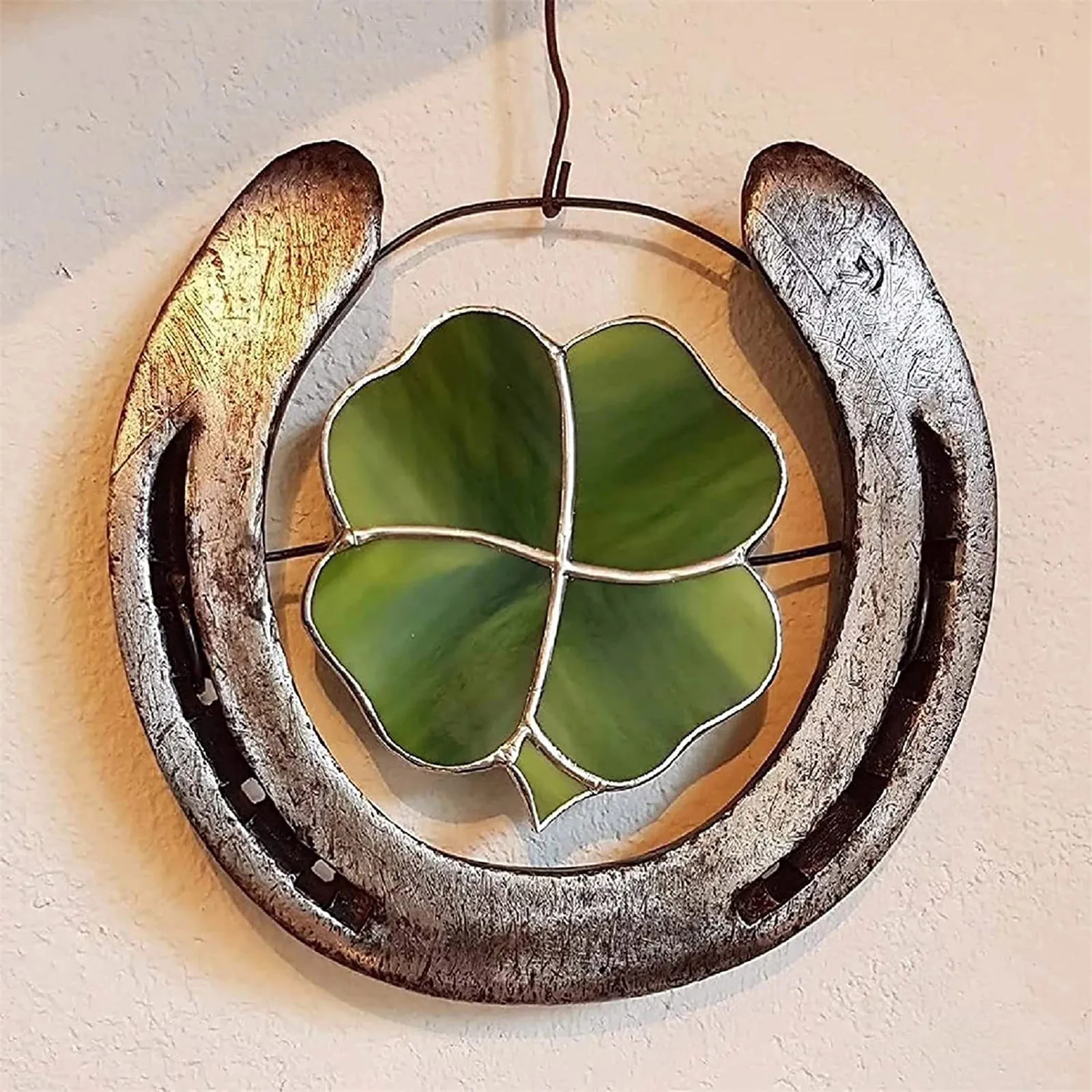 2022 New Four Leaf Luck Horseshoe Handmade Decor Good Luck Charms Door Wall Decoration Horseshoe Four Leaf Clover Decor Pendant
2022 New Four Leaf Luck Horseshoe Handmade Decor Good Luck Charms Door Wall Decoration Horseshoe Four Leaf Clover Decor Pendant