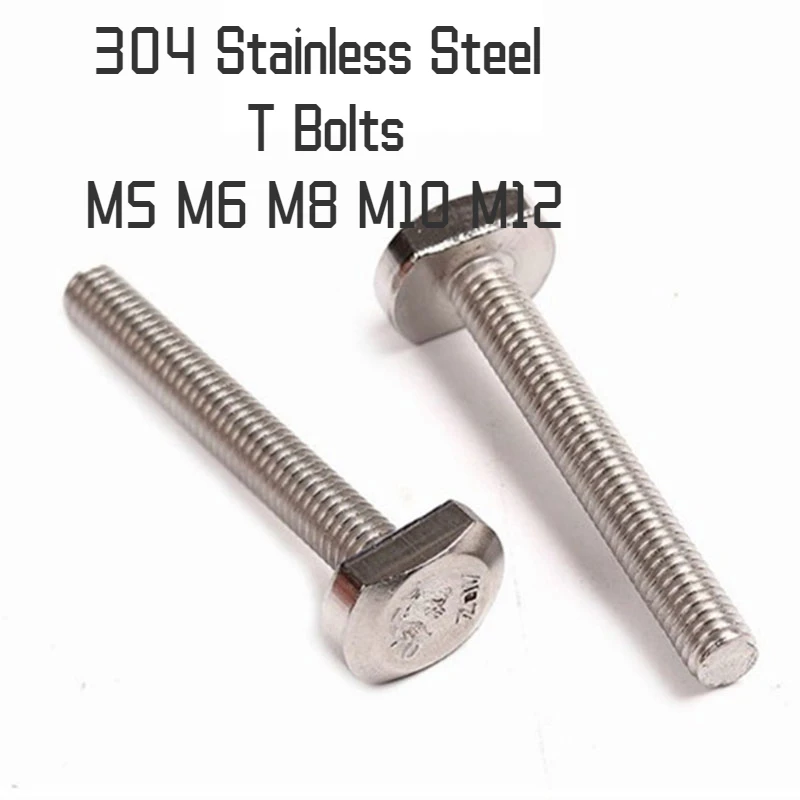 1/2/5/10pcs GB37 304 A2-70 Stainless Steel T-Slot Chute Rail Track T Shape Type Square Head Rectangular Head Bolts M5 M6- M12
1/2/5/10pcs GB37 304 A2-70 Stainless Steel T-Slot Chute Rail Track T Shape Type Square Head Rectangular Head Bolts M5 M6- M12