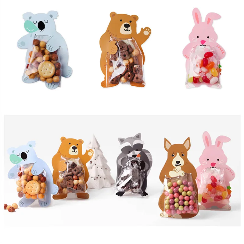 10pcs Cute Animal Bear Koala Rabbit Candy bags Packaging bags Gift for Kids Boy Girls Baby Shower birthday party decorations
10pcs Cute Animal Bear Koala Rabbit Candy bags Packaging bags Gift for Kids Boy Girls Baby Shower birthday party decorations