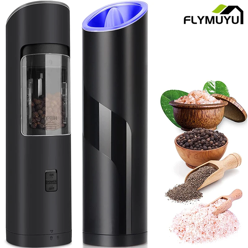 Electric Salt and Pepper Grinder Automatic Ceramic Mill Spice Grinder For Herb Pepper Spice Adjustable Grinding Gadgets With LED
Electric Salt and Pepper Grinder Automatic Ceramic Mill Spice Grinder For Herb Pepper Spice Adjustable Grinding Gadgets With LED