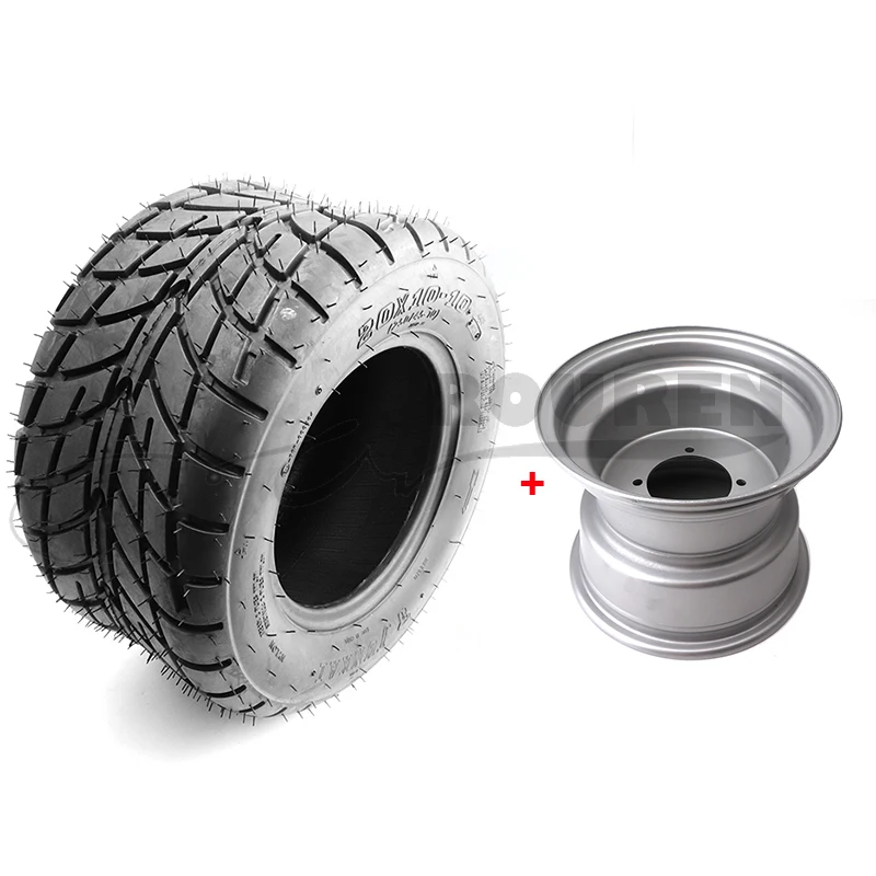 Rear 20X10-10 Front 20x7-10 10 Inch Vacuum Road Tire Hub 110mm 4 Hole for Four-wheel Steel Pipe Kart ATV UTV 150 200CC Parts
Rear 20X10-10 Front 20x7-10 10 Inch Vacuum Road Tire Hub 110mm 4 Hole for Four-wheel Steel Pipe Kart ATV UTV 150 200CC Parts