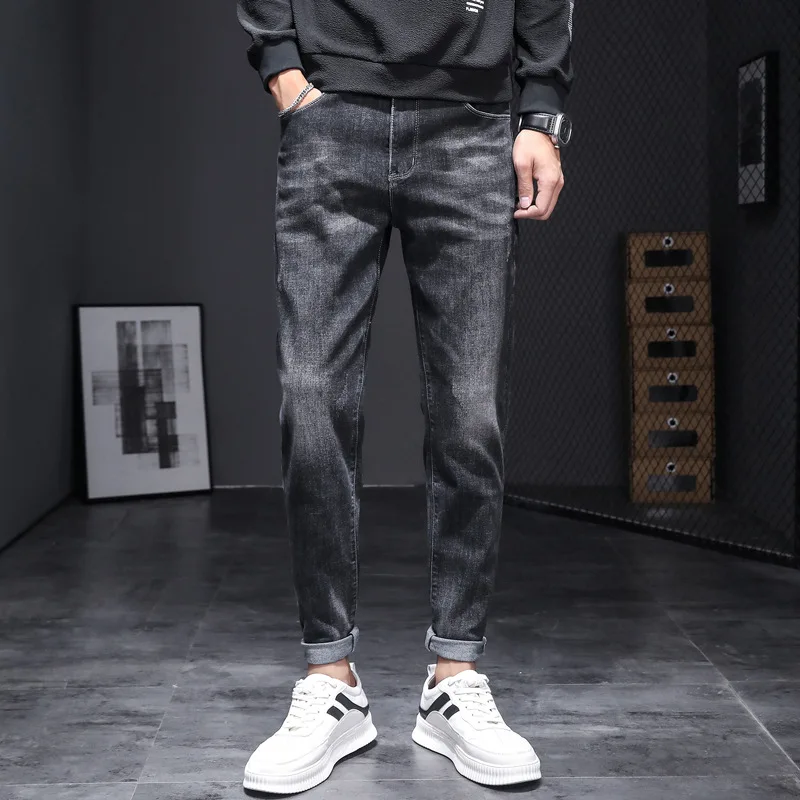 Autumn Black Brand Jeans Men's Loose Large Size Small Feet Long Pants Korean All-match Casual Street Teenagers Harem Pants 
Autumn Black Brand Jeans Men's Loose Large Size Small Feet Long Pants Korean All-match Casual Street Teenagers Harem Pants