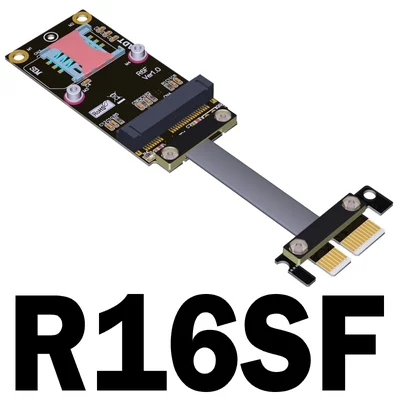 ADT PCIe x1 extension cable transfer mini PCIe wireless network card mpcie cable
ADT PCIe x1 extension cable transfer mini PCIe wireless network card mpcie cable