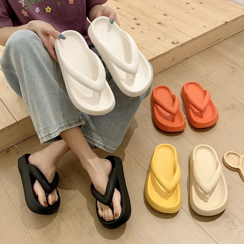 Summer Thong Flip Flops Slippers Casual Outdoor Beach Sandals EVA Casual Flat Platform Thick Soled Non-slip Slides for Women
Summer Thong Flip Flops Slippers Casual Outdoor Beach Sandals EVA Casual Flat Platform Thick Soled Non-slip Slides for Women