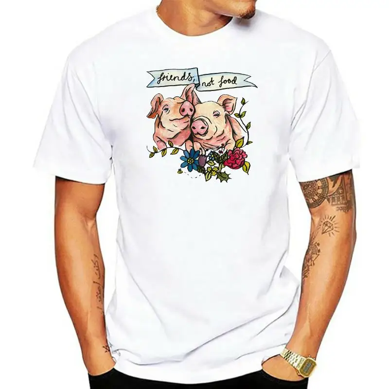 Футболка с надписью «Friends Not Food Pig», Вегетарианская Милая футболка для вегетарианцев, топы, винтажные стильные футболки из 100% хлопка
Футболка с надписью «Friends Not Food Pig», Вегетарианская Милая футболка для вегетарианцев, топы, винтажные стильные футболки из 100% хлопка