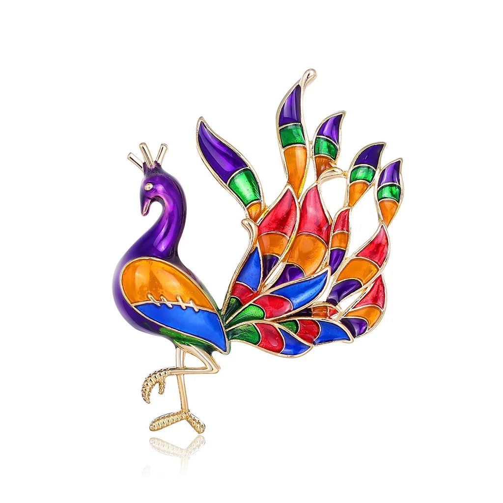 Delicate Phoenix Bird Brooches For Women Enameled Brooch Pin Multi Color Ladies Party Gifts WindCoat Accessories Fashion Jewelry 
Delicate Phoenix Bird Brooches For Women Enameled Brooch Pin Multi Color Ladies Party Gifts WindCoat Accessories Fashion Jewelry