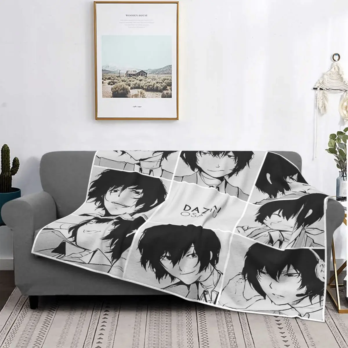 Dazai Osamu Blankets Flannel Printed Plaid Anime Breathable Super Soft Throw Blankets for Bed Office Bedspreads
Dazai Osamu Blankets Flannel Printed Plaid Anime Breathable Super Soft Throw Blankets for Bed Office Bedspreads