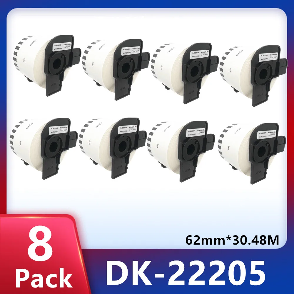 1/2/3/4/5/6/8 рулонов, совместимые с Brother адресные этикетки, рулоны dk22205 dk-22205 dk 22205 (без пластикового Держателя)
1/2/3/4/5/6/8 рулонов, совместимые с Brother адресные этикетки, рулоны dk22205 dk-22205 dk 22205 (без пластикового Держателя)