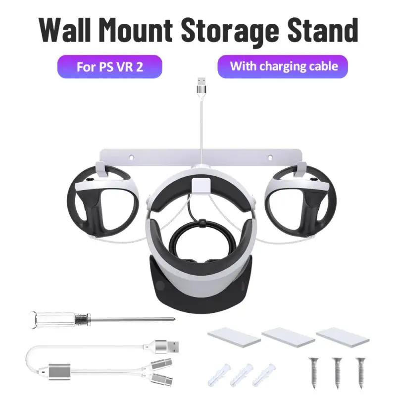 White Portable Wall Mount Holder Stand Stable Vr Wall Mount Usb A To Usb C Charging Cable Universal Abs Multifunctional
White Portable Wall Mount Holder Stand Stable Vr Wall Mount Usb A To Usb C Charging Cable Universal Abs Multifunctional