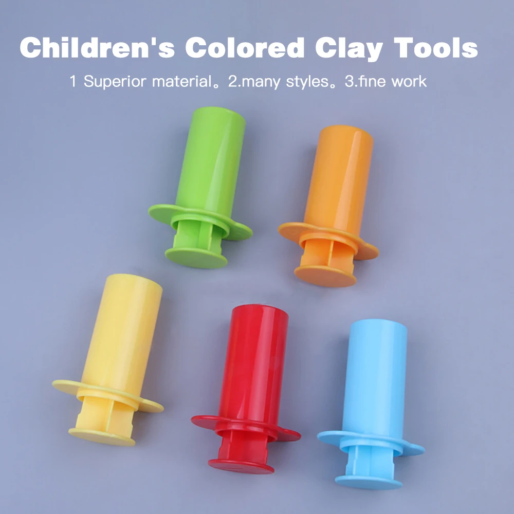 5pcs Creative Colorful Clay Tools DIY Set Plasticine Various Shapes Child's Handmade Toys Play Dough Tool Accessories Clay Mold
5pcs Creative Colorful Clay Tools DIY Set Plasticine Various Shapes Child's Handmade Toys Play Dough Tool Accessories Clay Mold