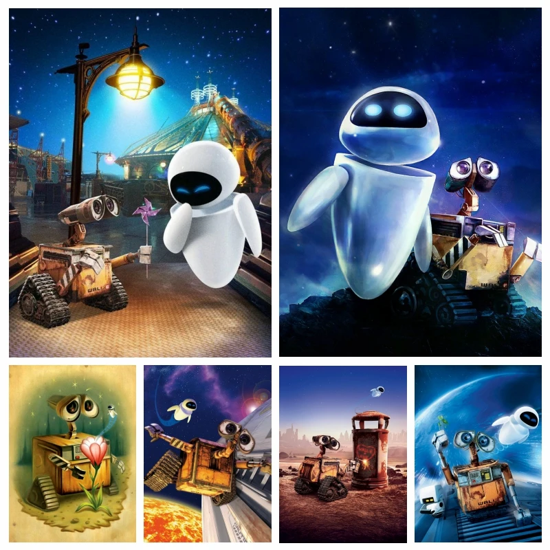 Sci Fi Movie Wall E Robot Eve Diamond Painting Art Cross Stitch Disney Cartoon Space Scenery Mosaic Handmade Gift Home Decor
Sci Fi Movie Wall E Robot Eve Diamond Painting Art Cross Stitch Disney Cartoon Space Scenery Mosaic Handmade Gift Home Decor