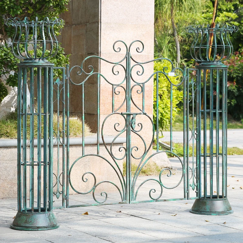 Outdoor Retro Distressed Courtyard Entry Door Villa Garden Door Outdoor Anti-Rust Plant Climbing Vine Decorative Flowers Rack
Outdoor Retro Distressed Courtyard Entry Door Villa Garden Door Outdoor Anti-Rust Plant Climbing Vine Decorative Flowers Rack
